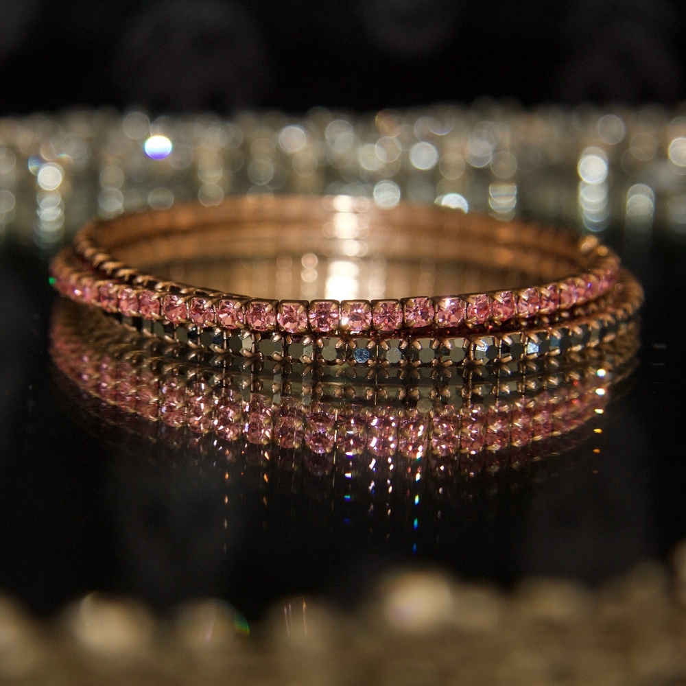 Tri color Swarovski Bracelet